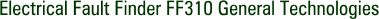 Electrical Fault Finder FF310 General Technologies